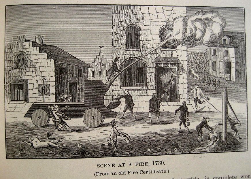 1887 Antique NEW YORK CITY FIRE DEPARTMENT NYFD HISTORY Firefighting