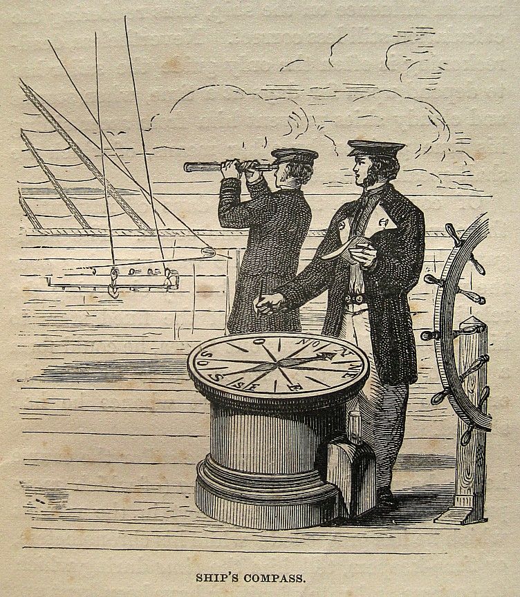 MARITIME Ocean SAILING NAVIGATION 1874 Sea SHIPWRECK Ships SAILOR Boat