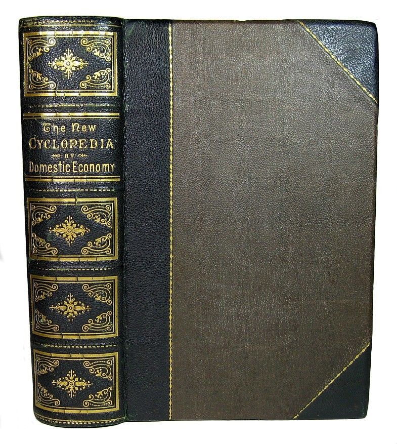1873 VICTORIAN COOK BOOK Antique RECIPES Home Guide HOUSEHOLD Family