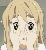 K-ON-mugi-sparkle.gif K-ON mugi yuri stare 3 image by AzulE05