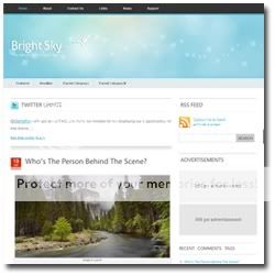 KreativeThemes New Theme, Bright Sky Released BrightSkyWordpressTheme 40+ Best Wordpress Themes Release on January 2010