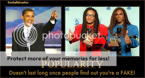 obama is milli vanilli Pictures, Images and Photos
